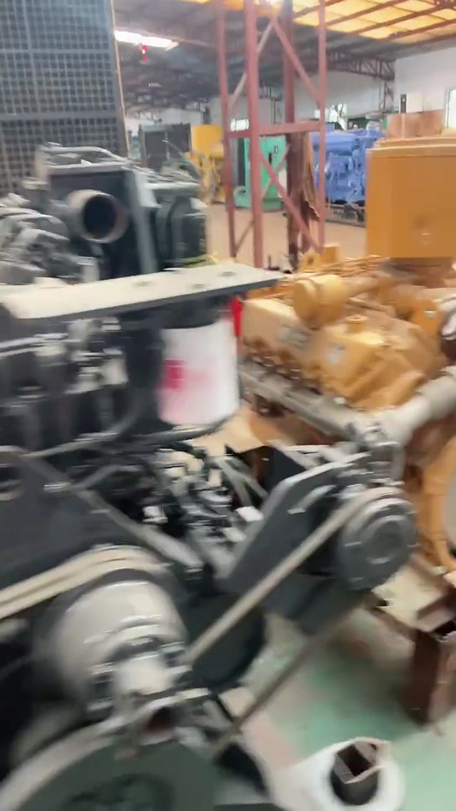 Engine Row Prepared for Export